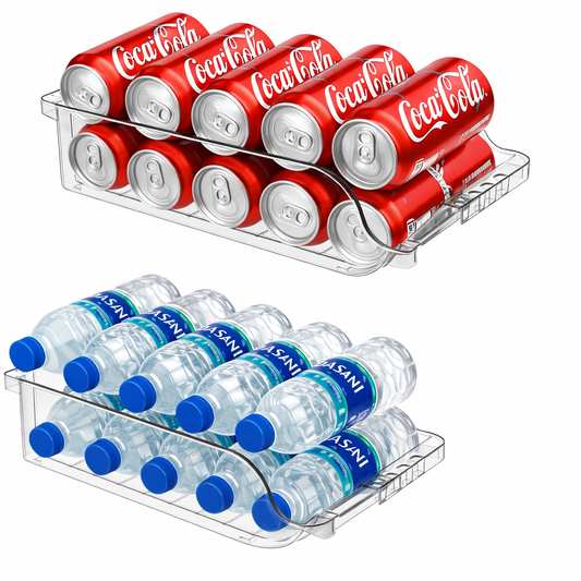 Orixentacosh® Adjustable Soda Can Organizer for Refrigerator, Expandable Can Dispenser for Fridge and Pantry